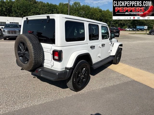 2022 Jeep Wrangler — rear three-quarter view
