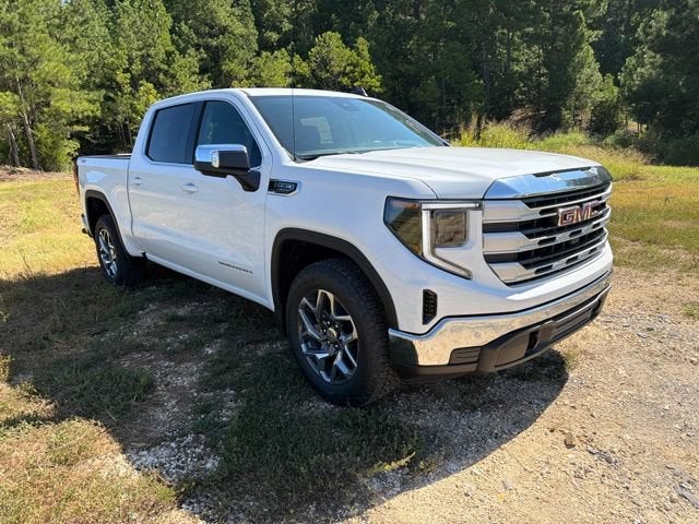2026 GMC Sierra 1500 SLE in Summit White — front three-quarter view