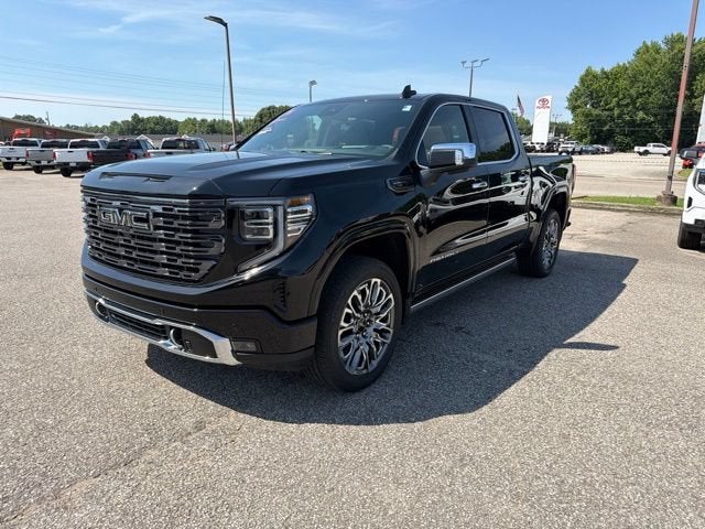 2026 GMC Sierra 1500 Denali Ultimate in Onyx Black — front three-quarter view