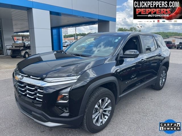 2026 Chevrolet Equinox LT in Mosaic Black Metallic — front three-quarter view